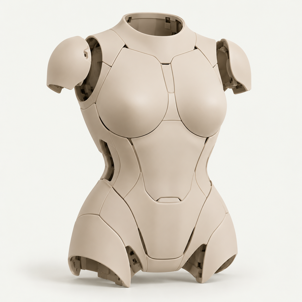 Sand silicone humanoid skin